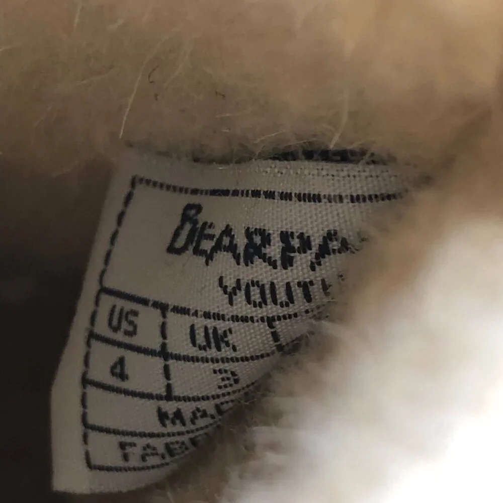 Bearpaw Boots Kids Girls 4 Kelly Pink Leather Wool Lined Winter Waterproof Boots